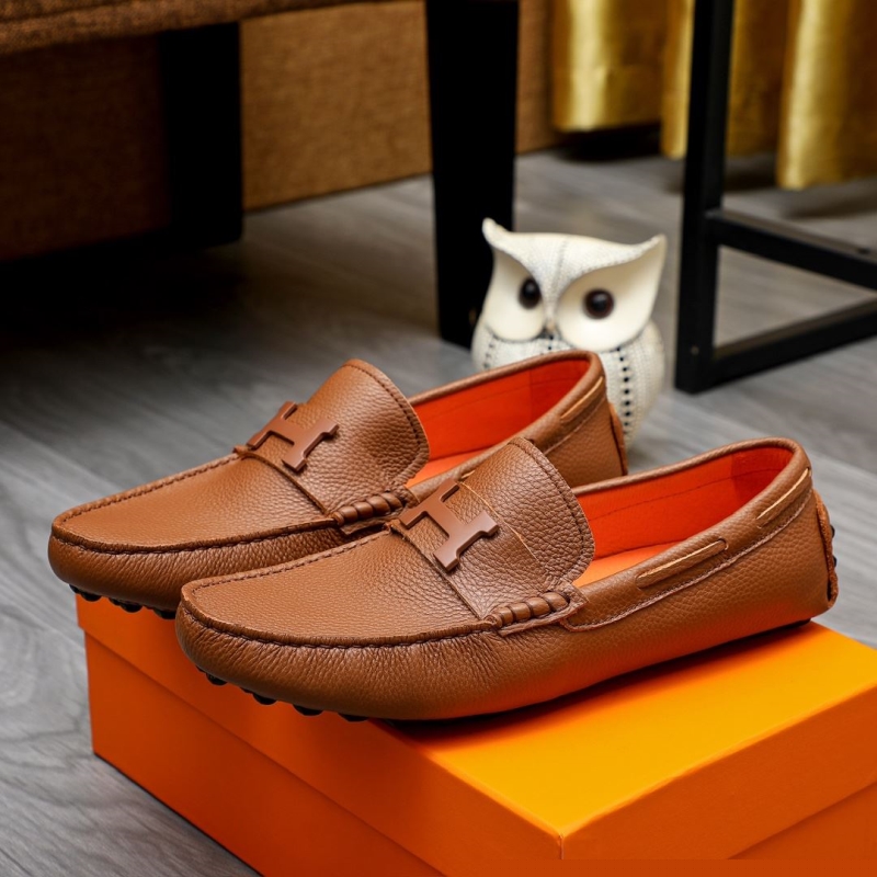 H**mes leather shoes